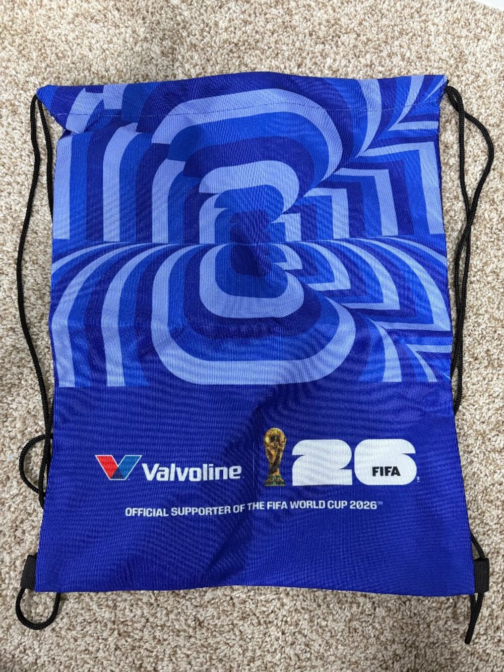 NEW! FIFA 2026 x Valvoline Drawstring Bag
